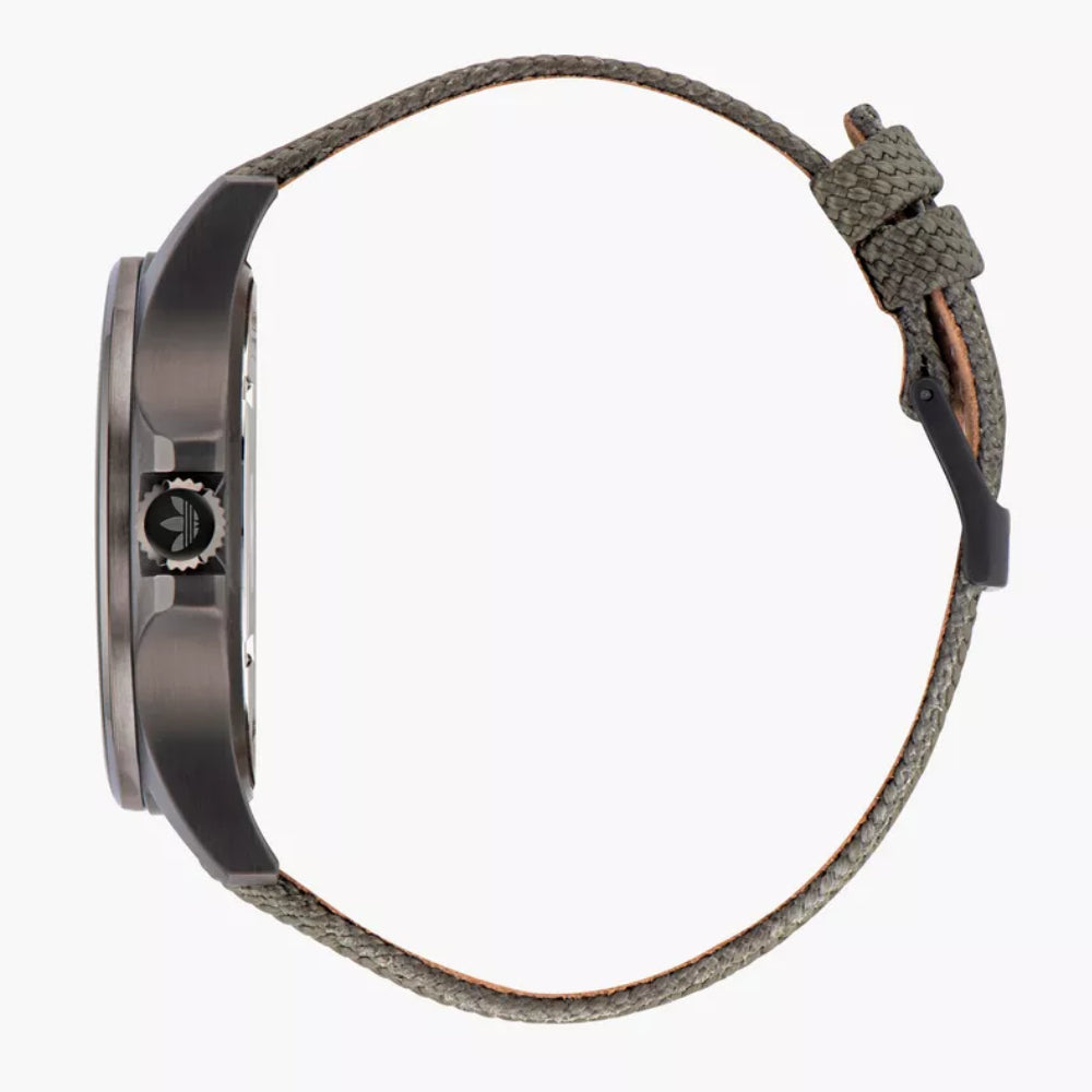 ساعة أديداس الرجالية بحركة كوارتز ولون مينا أخضر - ADS-0012