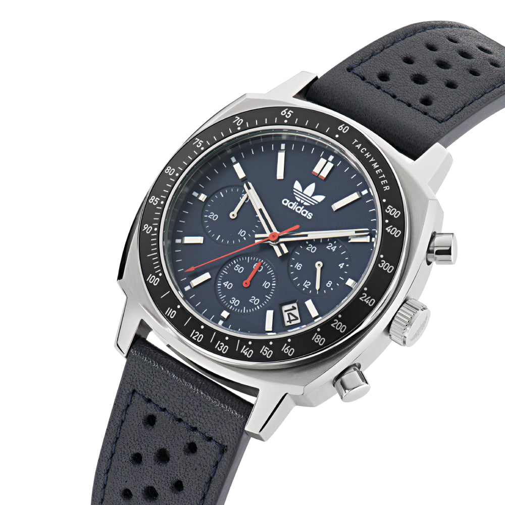 ساعة أديداس للرجال والنساء بحركة كوارتز ولون مينا أزرق - ADS-0085