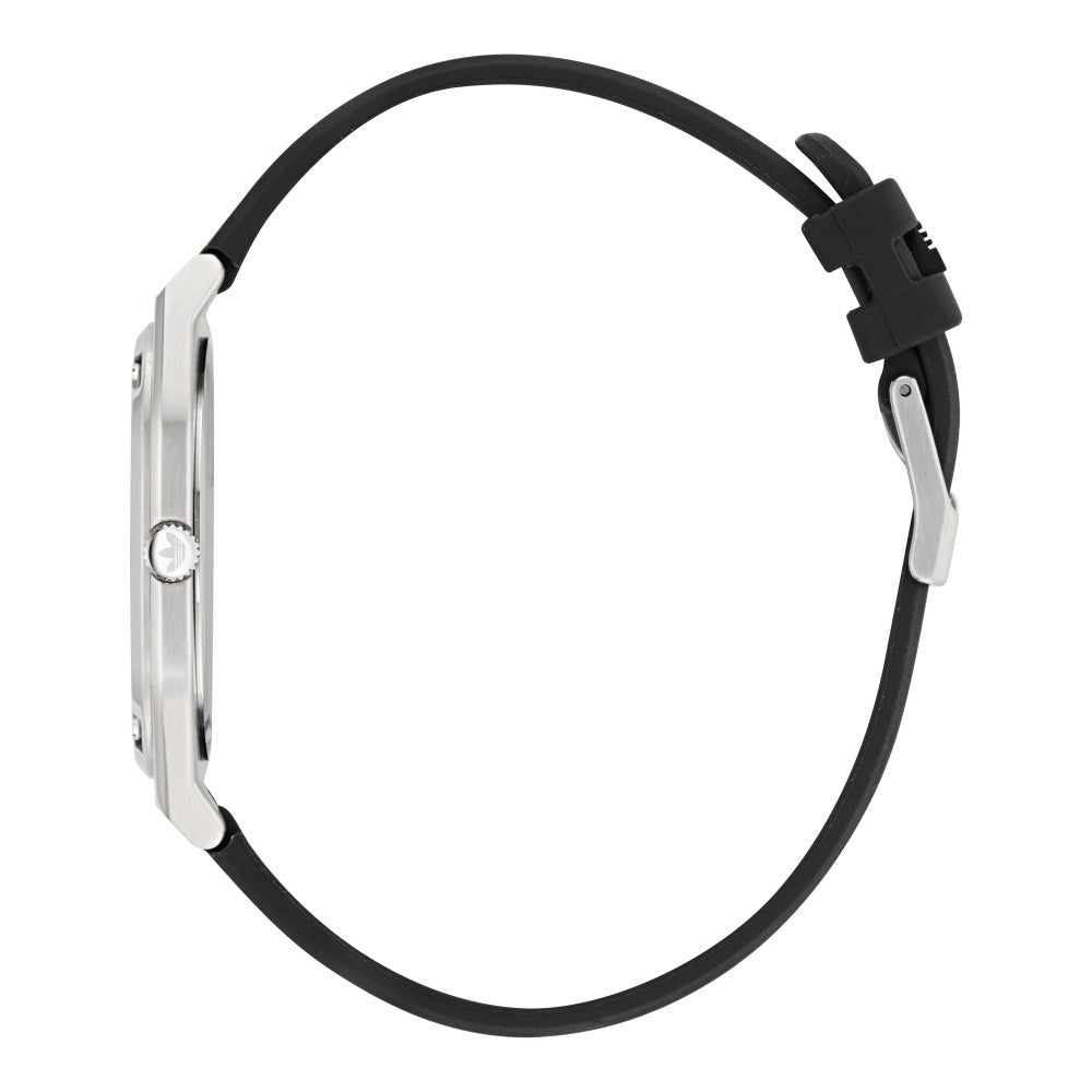 ساعة أديداس للرجال والنساء بحركة كوارتز ولون مينا أسود - ADS-0127