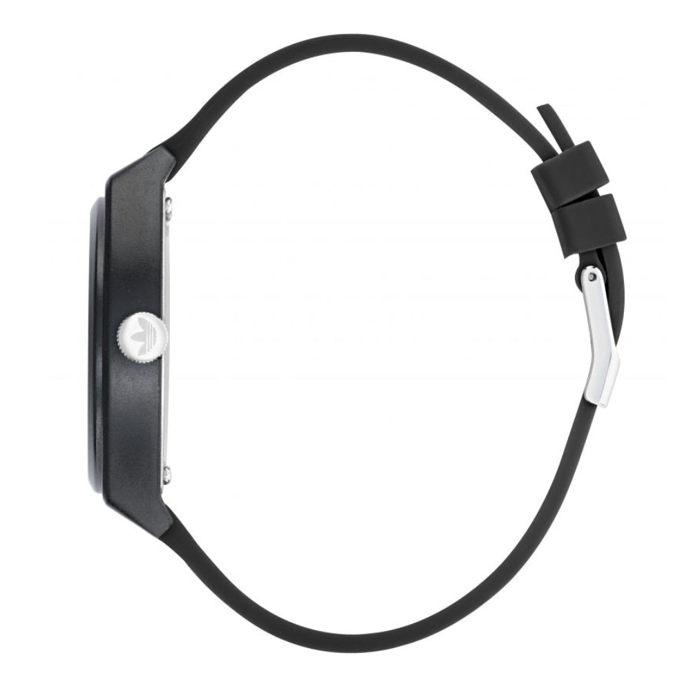 ساعة أديداس للرجال والنساء بحركة كوارتز ولون مينا أسود - ADS-0021