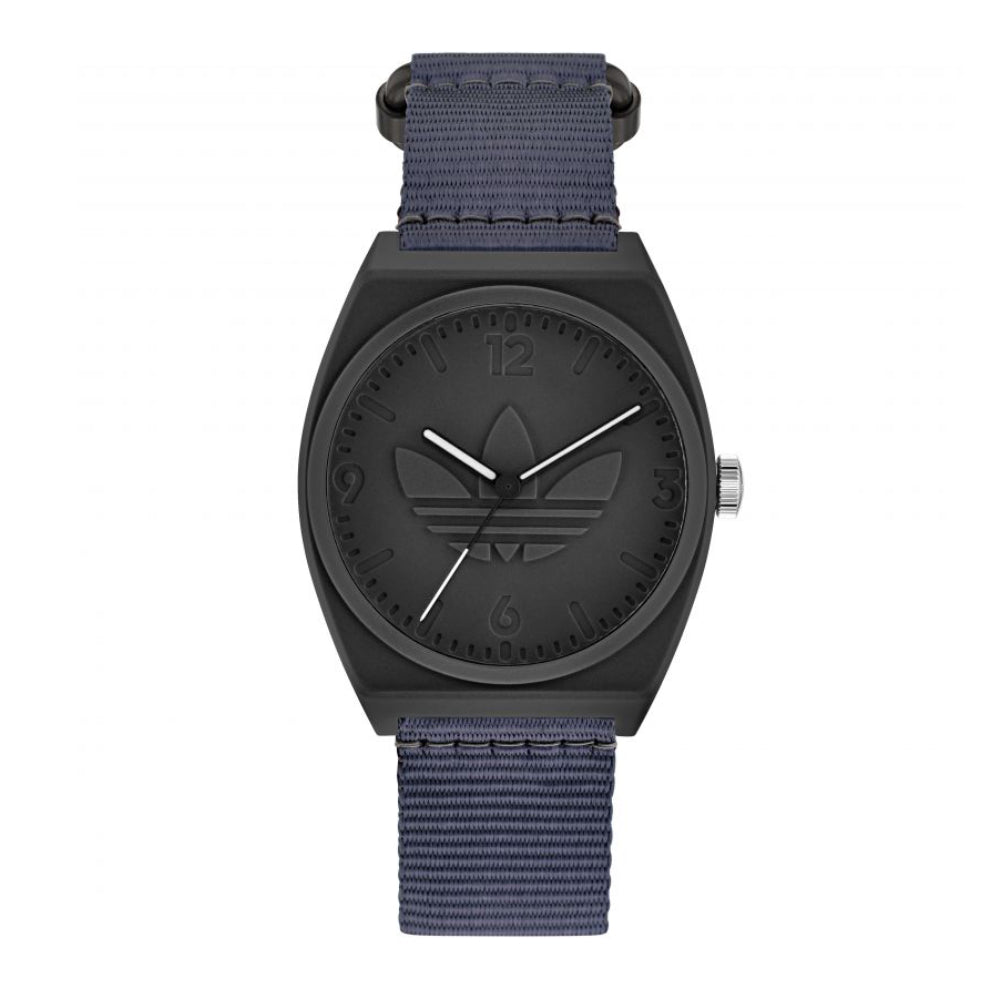 ساعة أديداس للرجال والنساء بحركة كوارتز ولون مينا أسود - ADS-0023