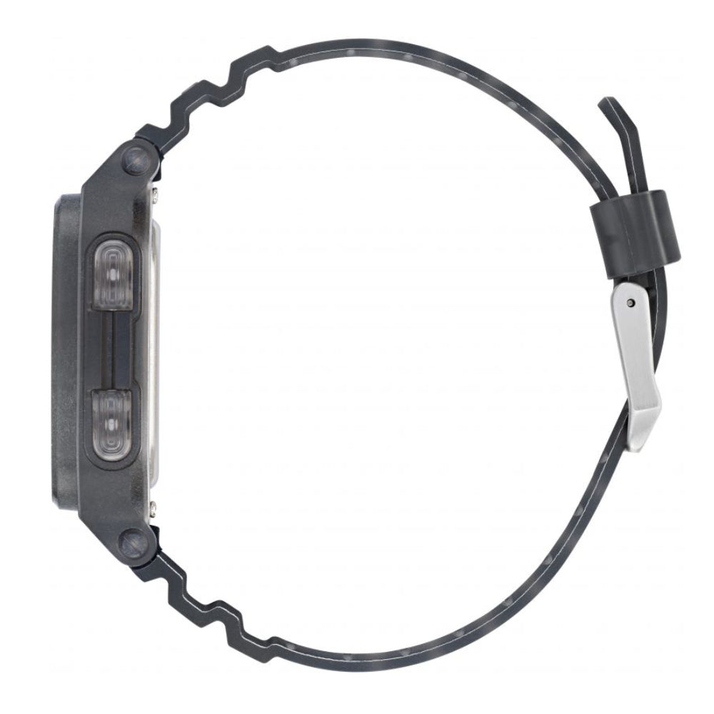 ساعة أديداس الرجالية بحركة رقمية ولون مينا رمادي - ADS-0031