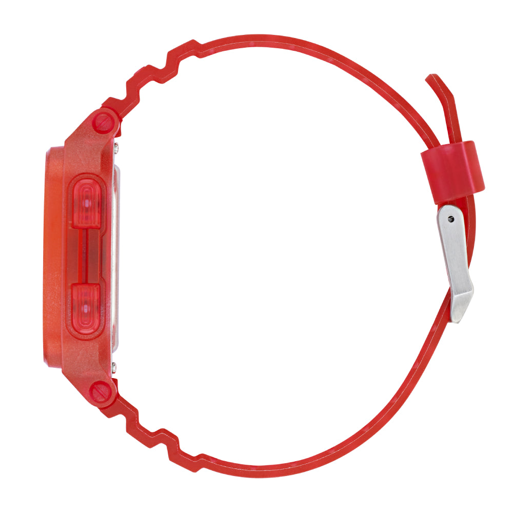 ساعة أديداس للرجال والنساء بحركة رقمية ولون مينا رمادي - ADS-0086