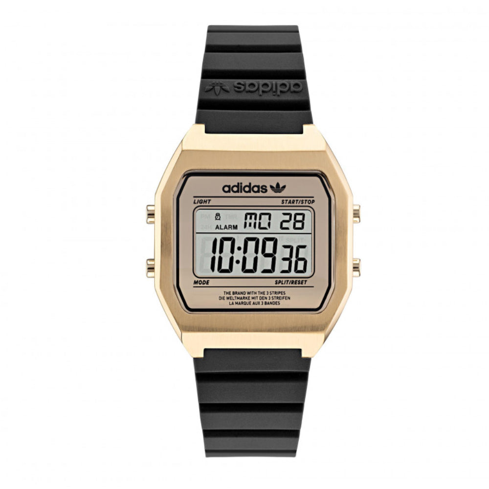 Watch for men and women digital movement gold dial color ADS 0036