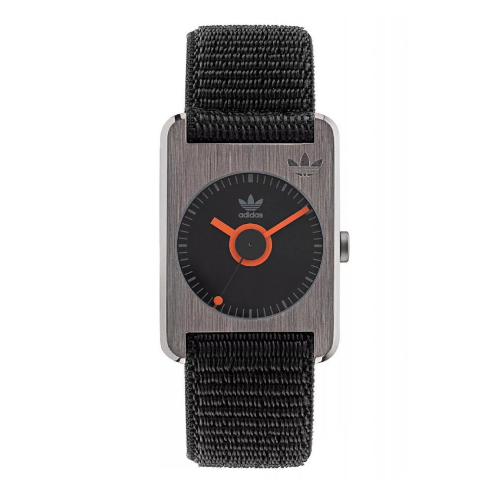 ساعة أديداس للرجال والنساء بحركة كوارتز ولون مينا أسود - ADS-0041