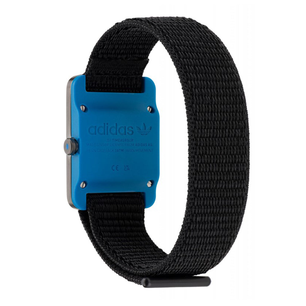 ساعة أديداس للرجال والنساء بحركة كوارتز ولون مينا أسود - ADS-0041