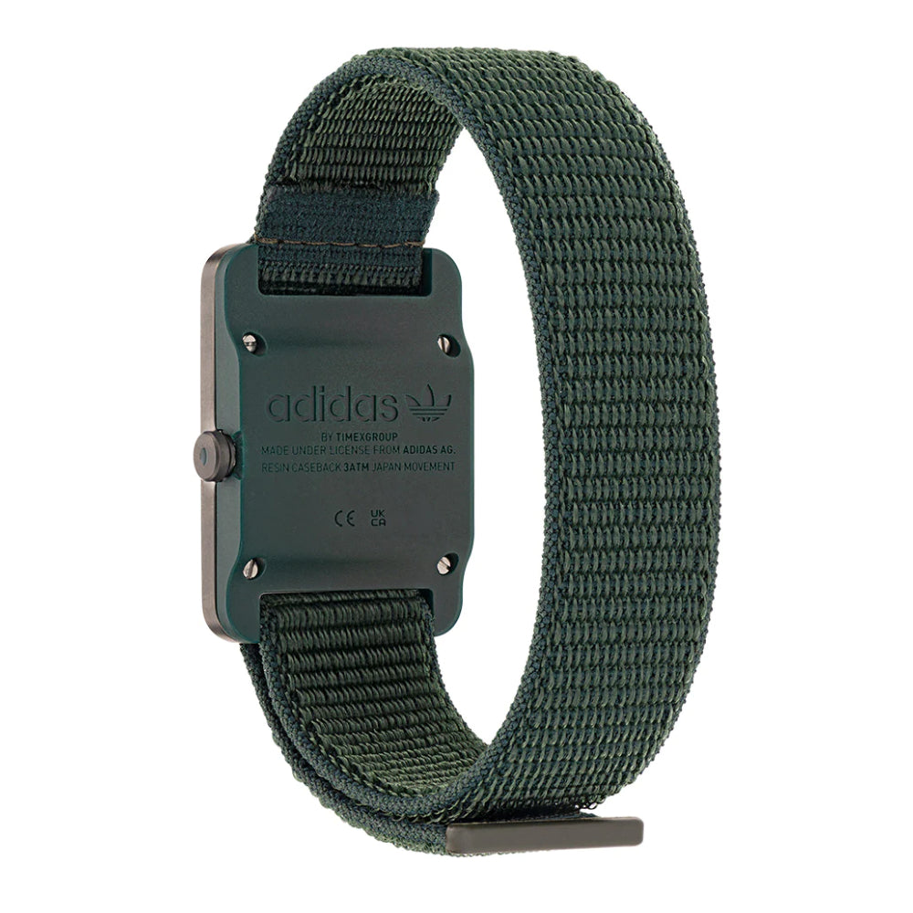 ساعة أديداس للرجال والنساء بحركة كوارتز ولون مينا أسود - ADS-0042