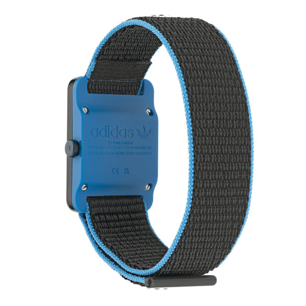 ساعة أديداس للرجال والنساء بحركة كوارتز ولون مينا أسود - ADS-0046