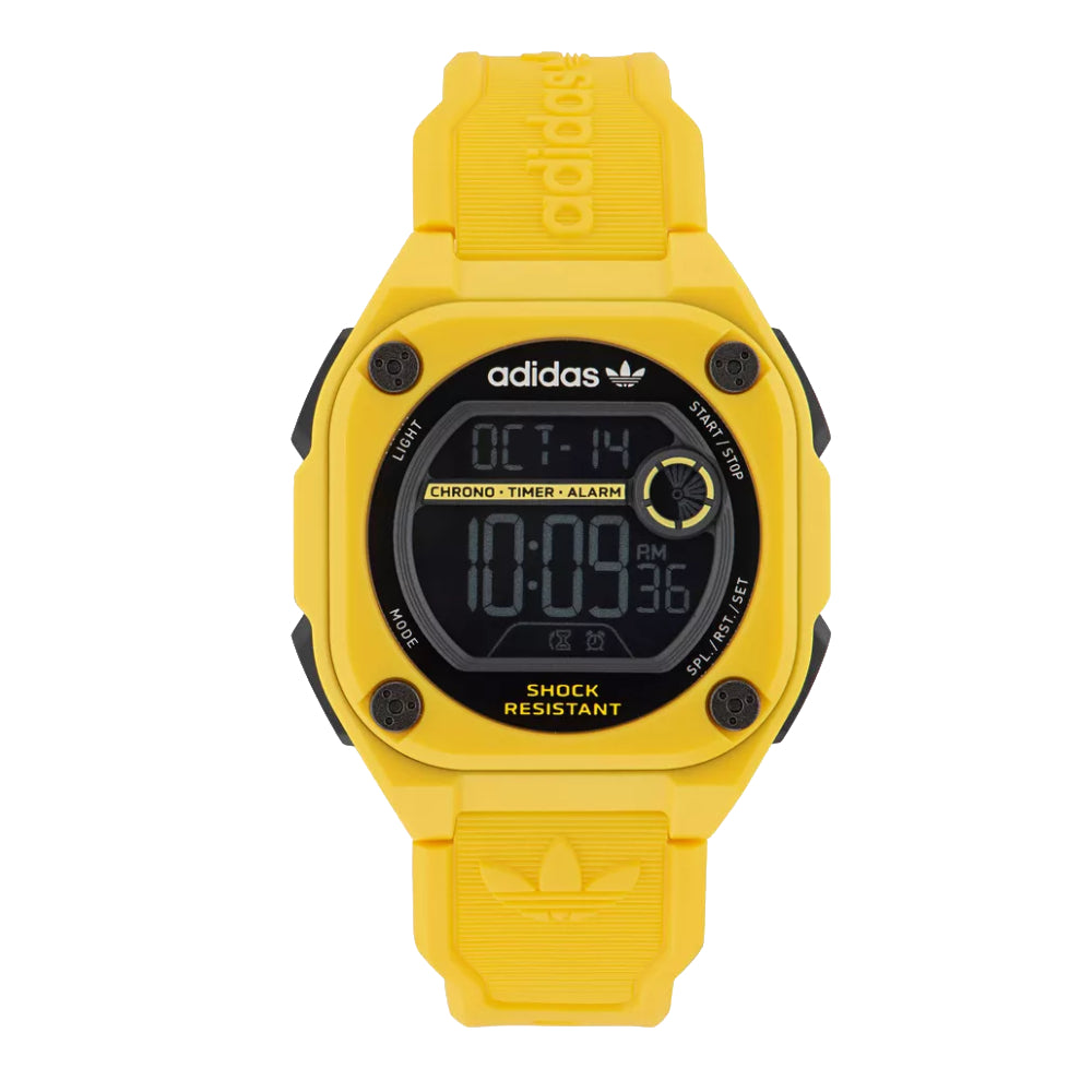 Adidas watch digital top black