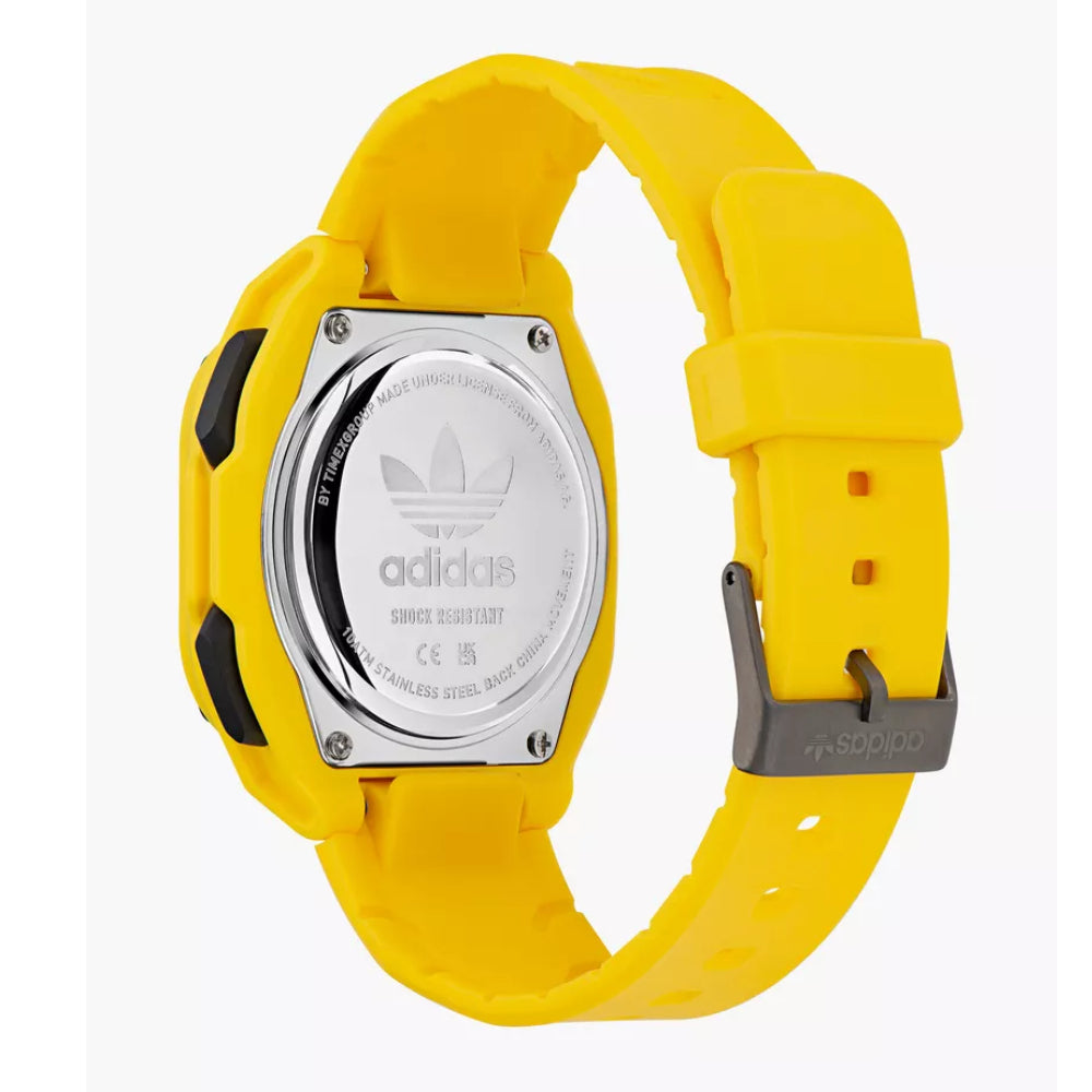 ساعة أديداس الرجالية بحركة رقمية ولون مينا أسود - ADS-0072