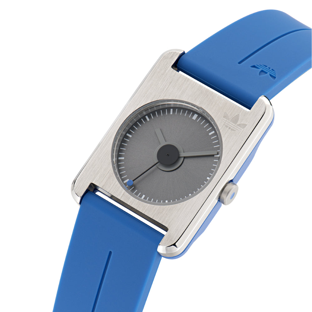 ساعة أديداس للرجال والنساء بحركة كوارتز ولون مينا رمادي - ADS-0101