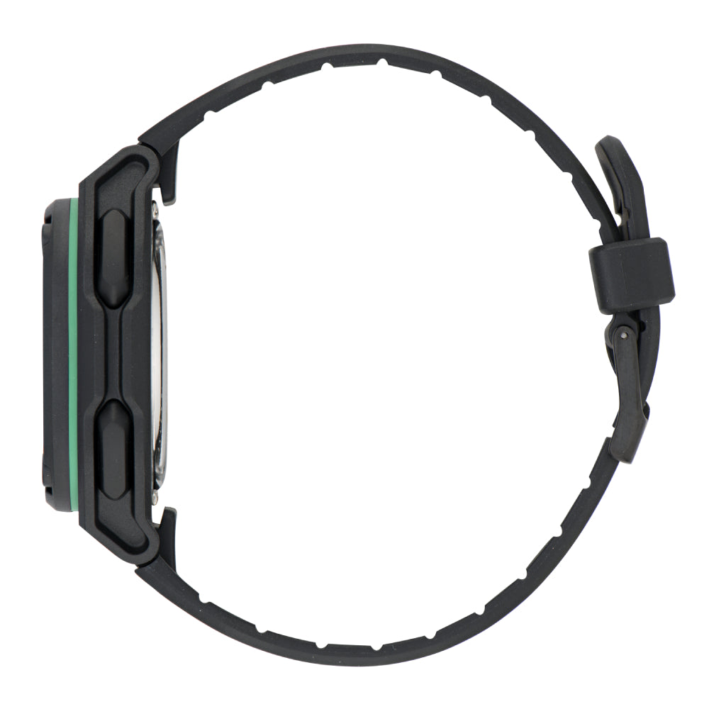 ساعة أديداس للرجال والنساء بحركة رقمية ولون مينا أسود - ADS-0105