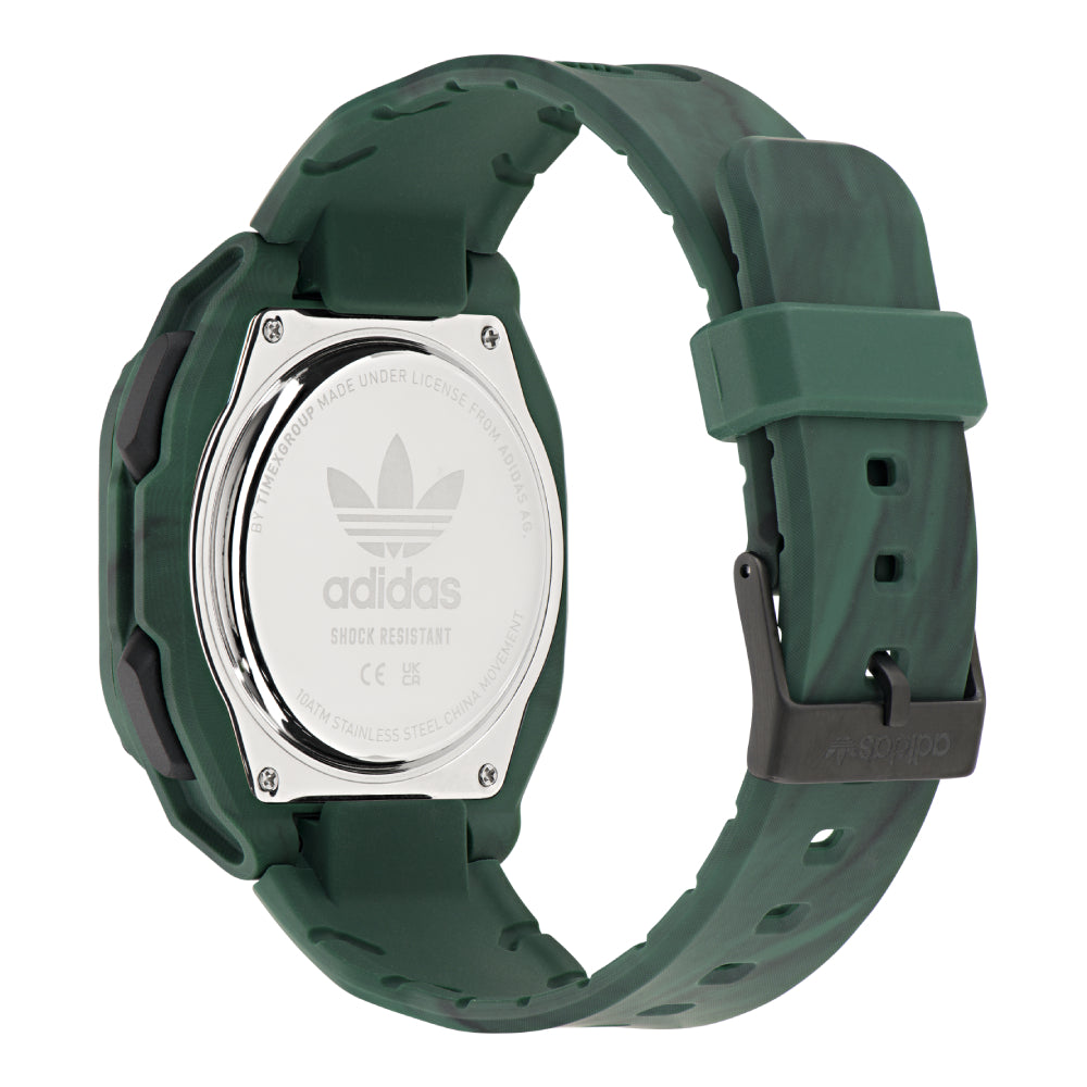 ساعة أديداس للرجال والنساء بحركة رقمية ولون مينا أسود - ADS-0107