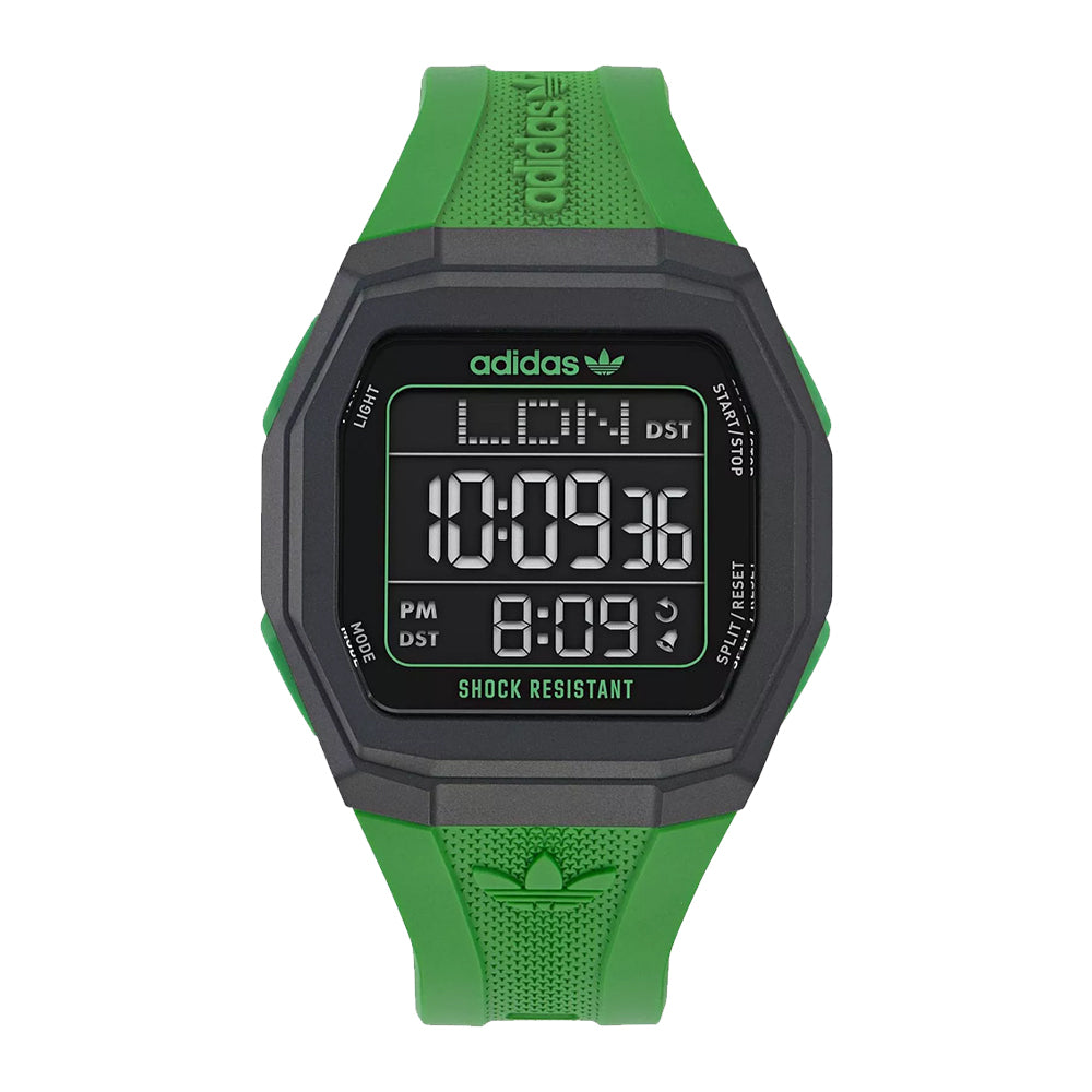 ساعة أديداس للرجال والنساء بحركة رقمية وعرض سلبي - ADS-0162