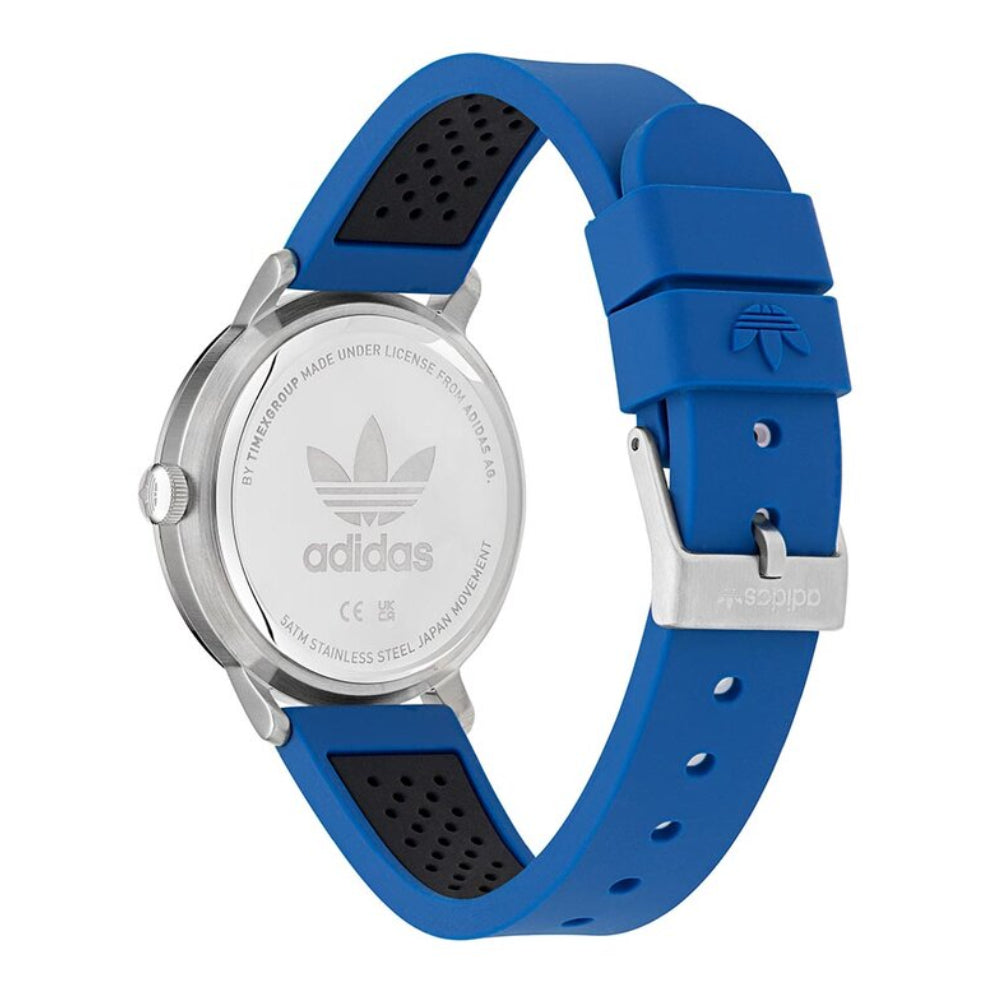 ساعة أديداس للرجال والنساء بحركة كوارتز ولون مينا أزرق - ADS-0081