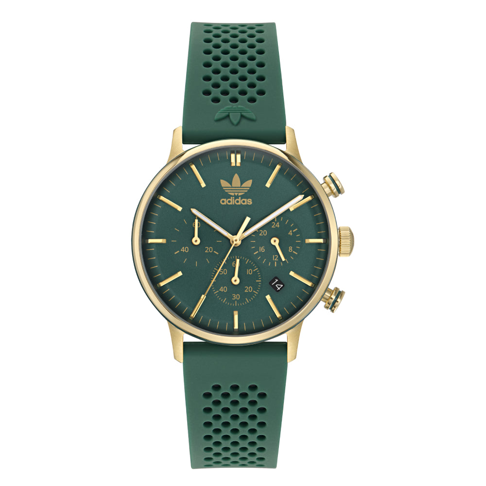 Watch for men and women, quartz movement, green dial color ADS-0119
