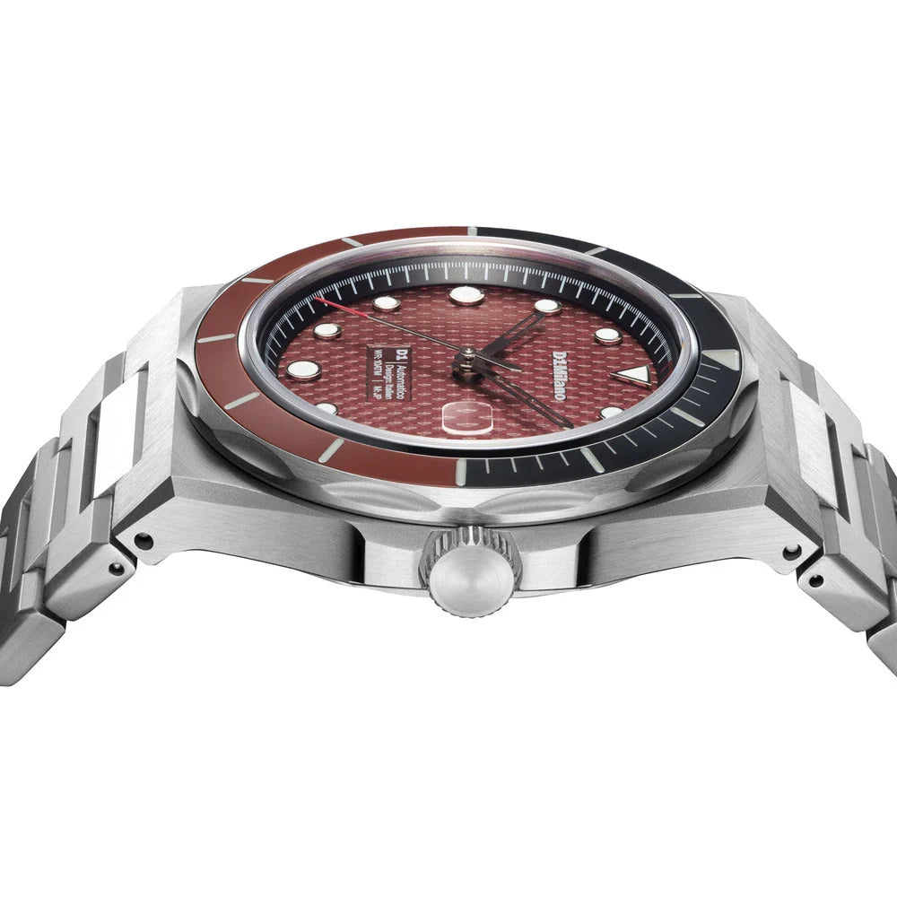 ساعة دي وان ميلانو Dual Red الرجالية أوتوماتيك - ML-0433