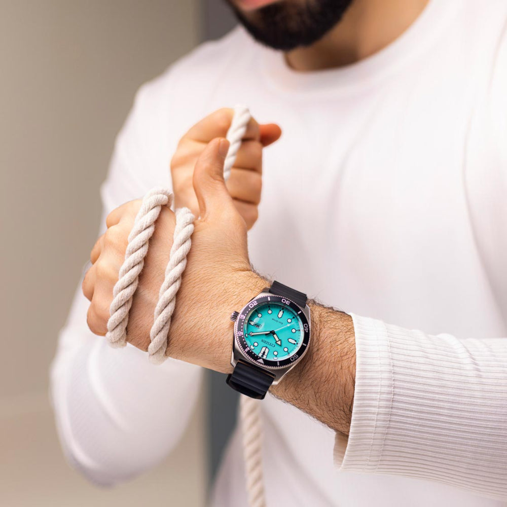 ساعة سيتيزن الرجالية كرونوغراف Eco-Drive تعمل بالطاقة الضوئية ولون مينا أزرق - CITC-0072