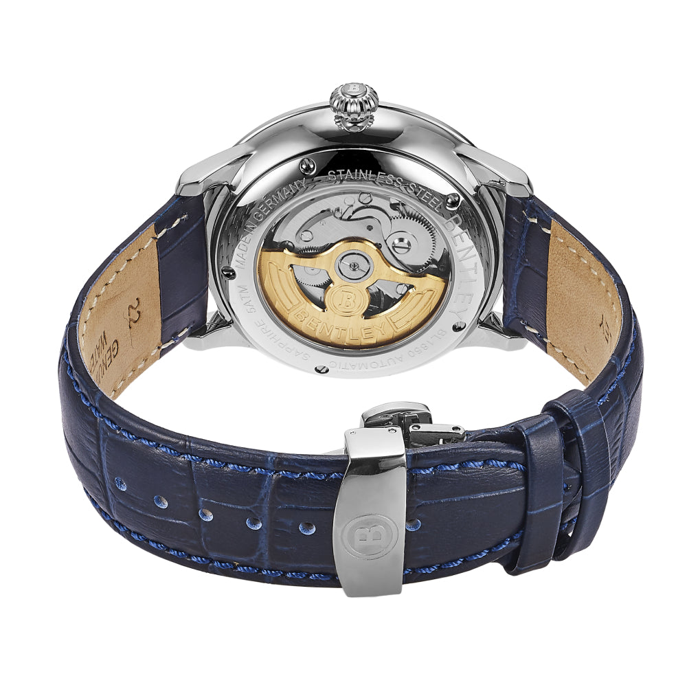 Bentley Men's Automatic Movement Blue Dial Watch - BEN-0094