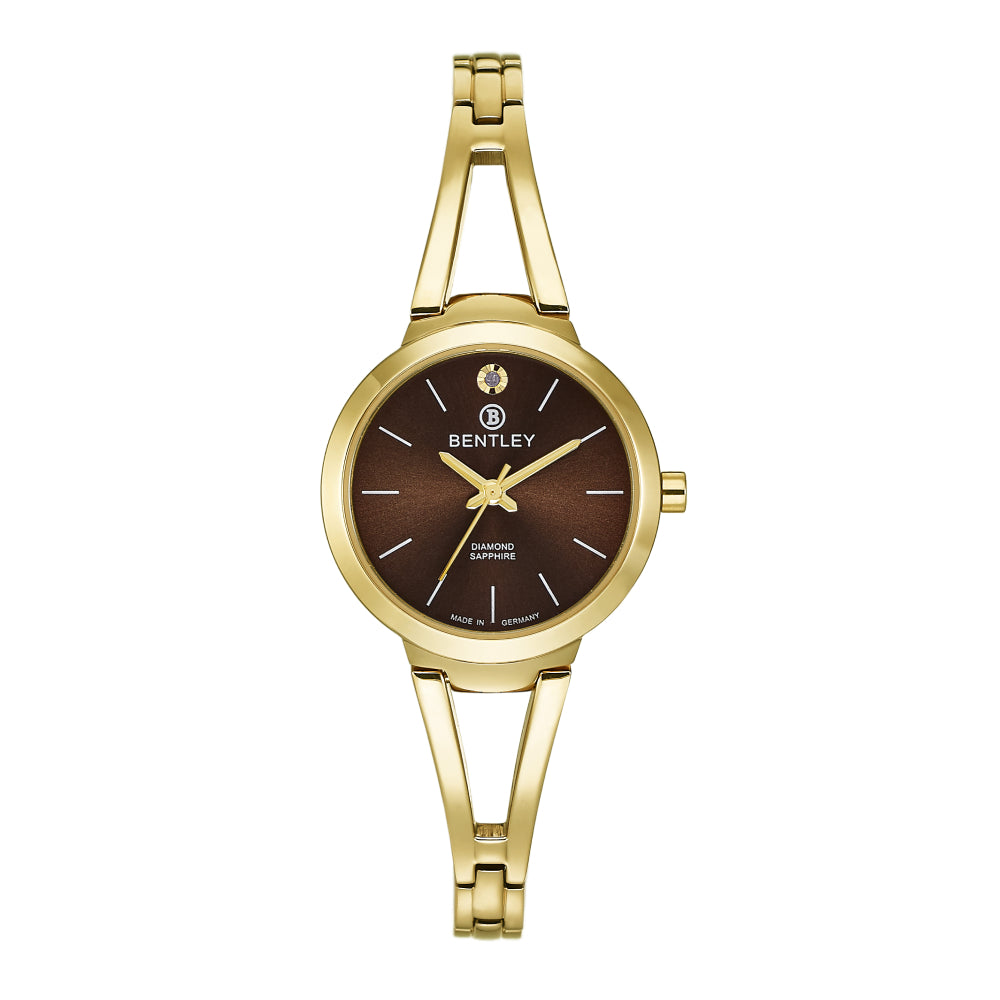 Women's Watch, Quartz Movement, Brown Dial BEN-0106 (DIAMOND)