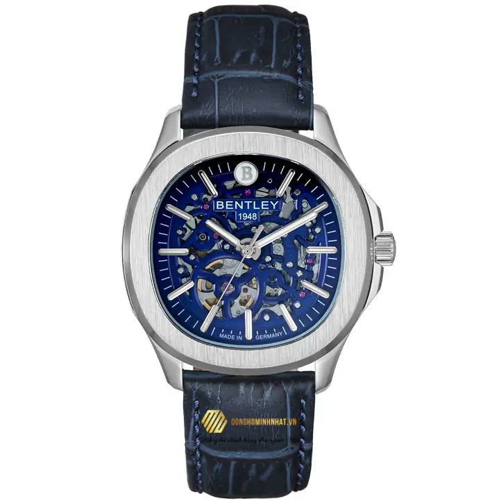 ساعة بنتلي رجالية بحركة أوتوماتيكية ولون مينا أزرق - BEN-0212