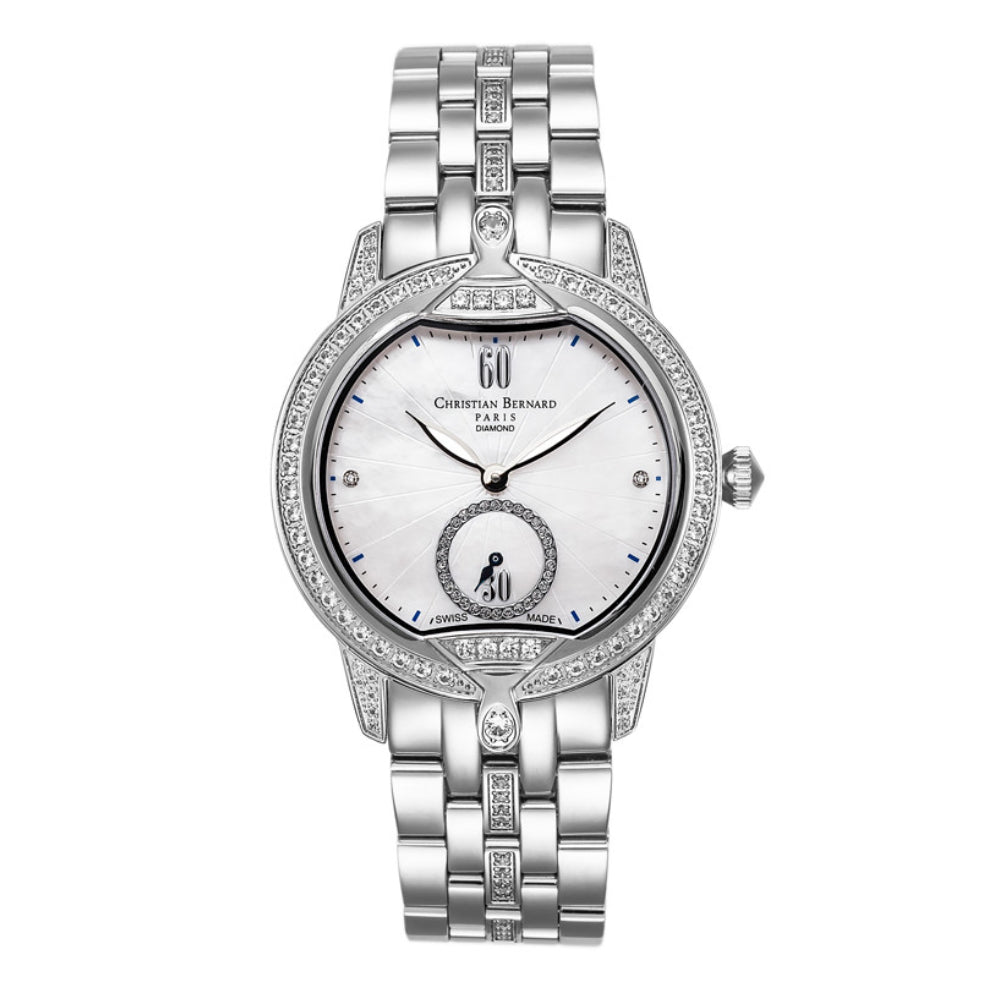 Women's Watch Quartz Movement Pearly White Dial Color CB-0108(2