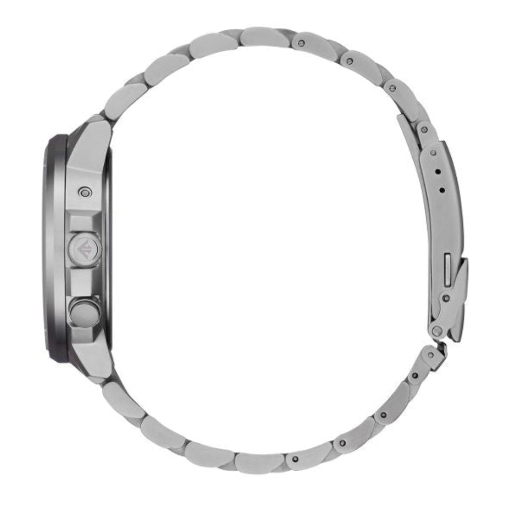 ساعة سيتيزن الرجالية بحركة تعمل بالطاقة الضوئية ولون مينا أزرق - CB0240-88L