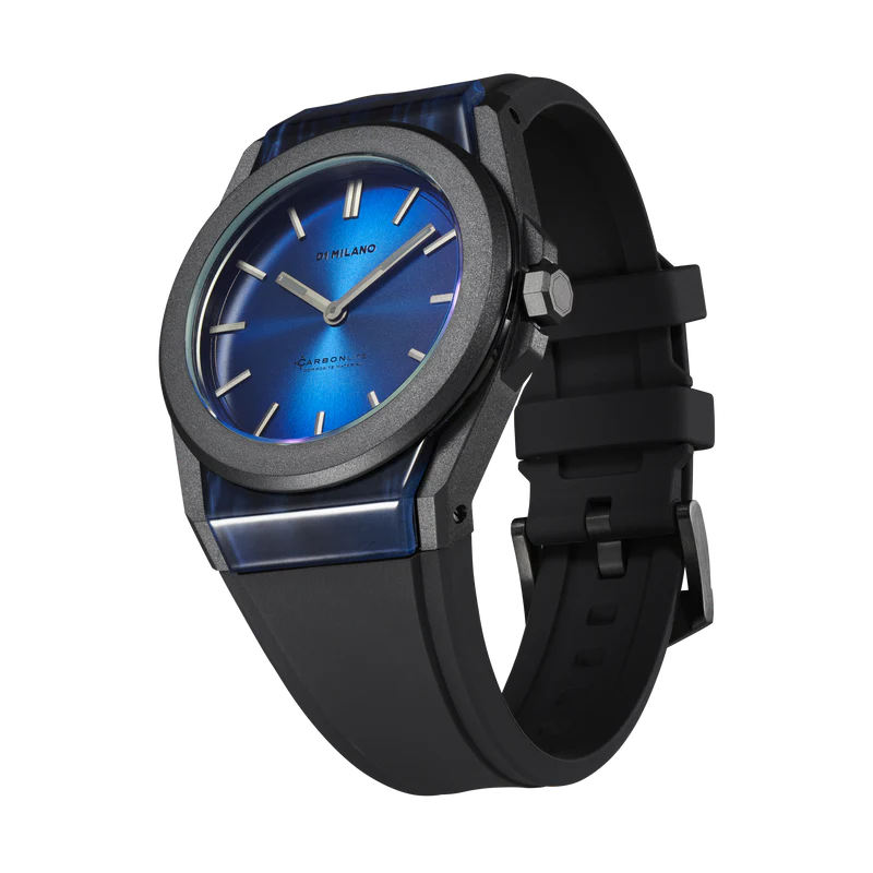 ساعة دي وان ميلانو الرجالية بحركة كوارتز ولون مينا أزرق - ML-0256