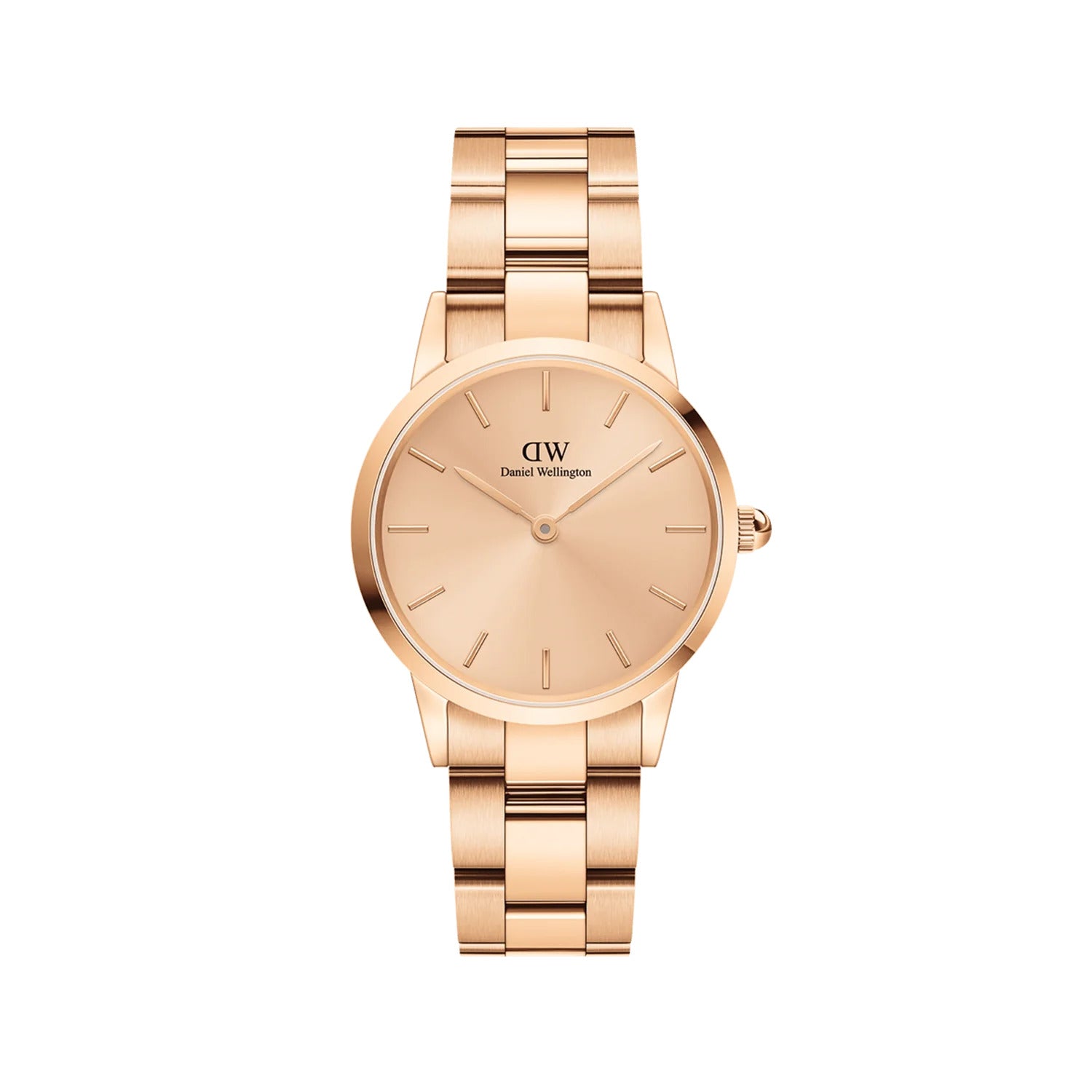 Women's watch, quartz movement, rose gold dial color DW-1315