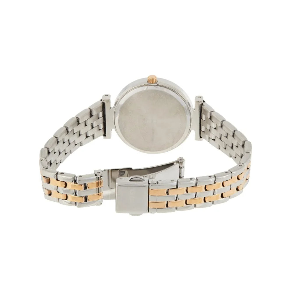 Citizen women's watch with quartz movement and pink dial - CITC-0084