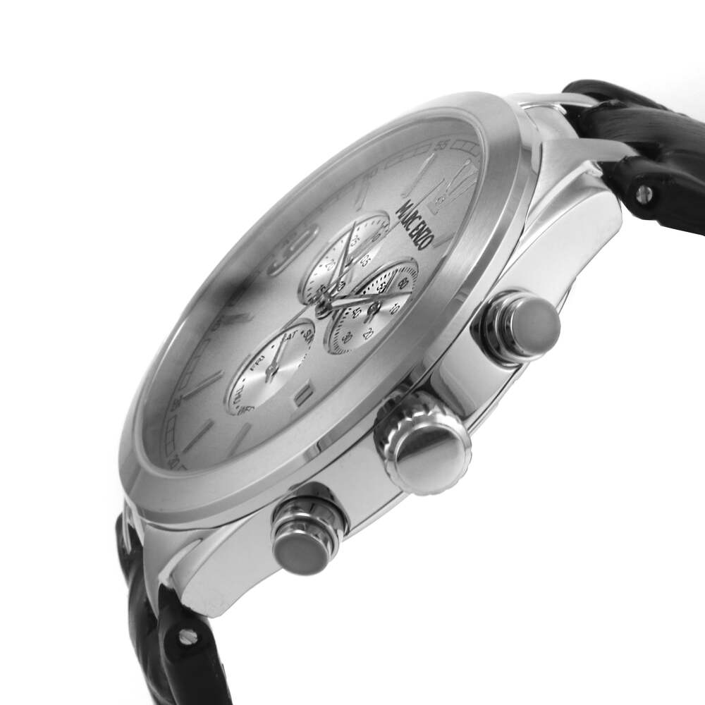 ساعة مارك انزو الرجالية بحركة كوارتز ولون مينا أبيض - MAR-0061