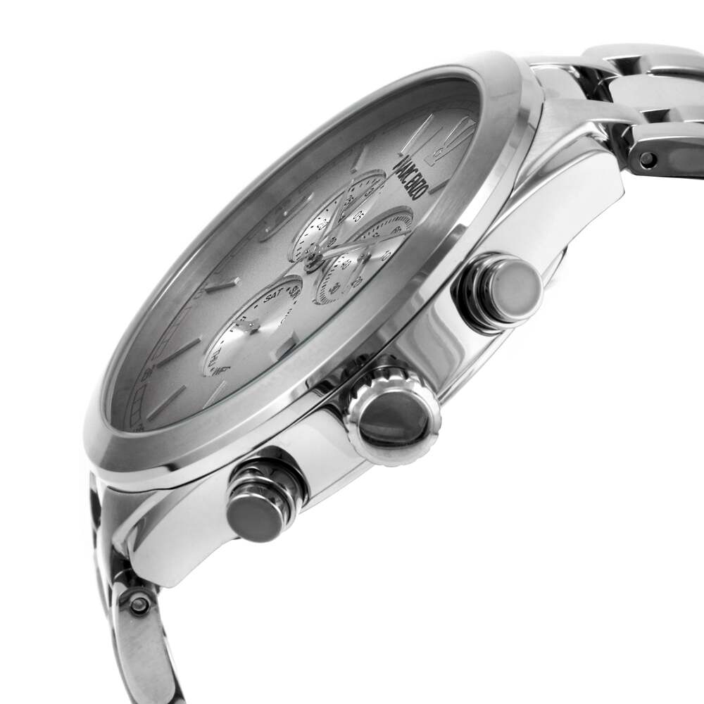 ساعة مارك انزو الرجالية بحركة كوارتز ولون مينا أبيض - MAR-0059