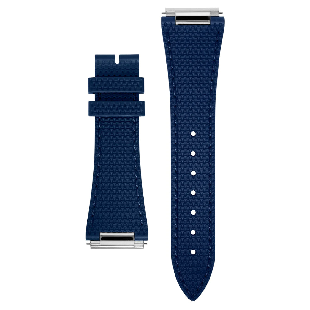 ساعة فريدريك كونستانت الرجالية بحركة أوتوماتيكية ولون مينا أزرق - FC-0158+R.STRAP+BOX