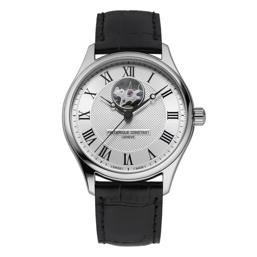 Frederique Constant Classics Heart Beat Automatic Men's Silver Dial Watch - FC-0242