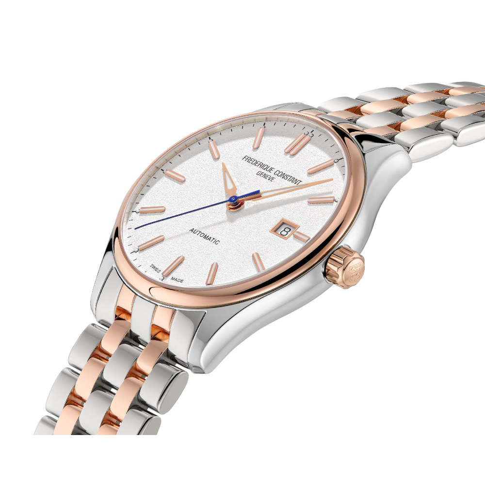 ساعة فريدريك كونستانت كلاسيكس إندكس أوتوماتيك بمينا بيضاء FC-0278