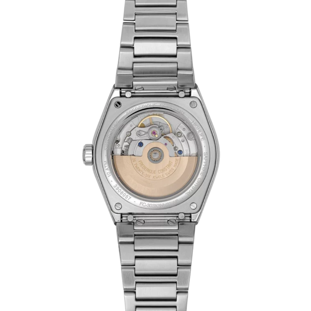 Frederique Constant High Life Automatic Green Dial COSC FC-0288 Watch + Extra Strap