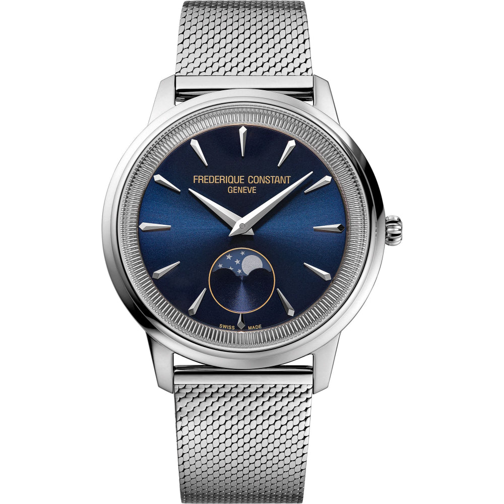 Frederique Constant Classics Moneta Moon Phase Men's Watch - FC-0322