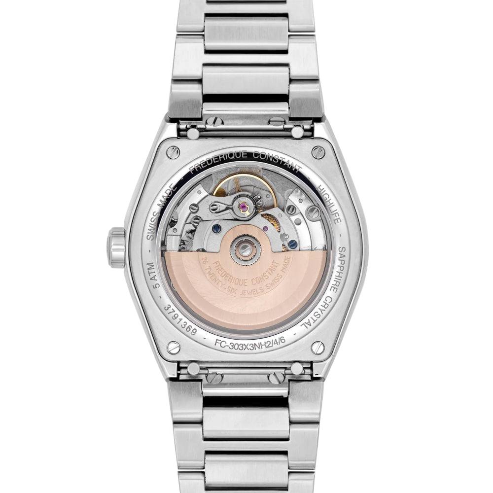 Frederique Constant Highlife Automatic COSC Men's Watch with Black Dial — FC-0292+STRAP