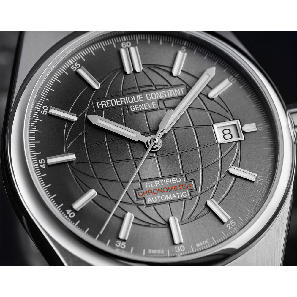Frederique Constant Highlife Automatic COSC Men's Watch with Grey Dial — FC-0293+STRAP