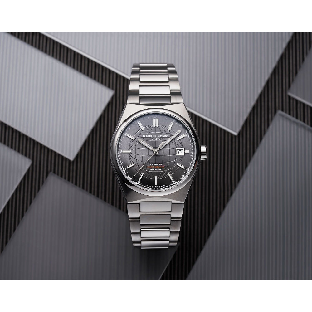 Frederique Constant Highlife Automatic COSC Men's Watch with Grey Dial — FC-0293+STRAP