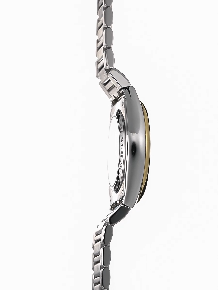 ساعة فريدريك كونستانت النسائية بحركة أوتوماتيكية ولون مينا فضي FC-0250+R.STRAP