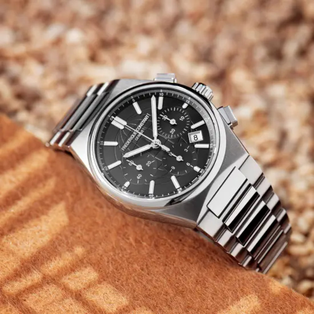 Frederique Constant Highlife Automatic COSC Men's Watch with Black Dial — FC-0298+STRAP