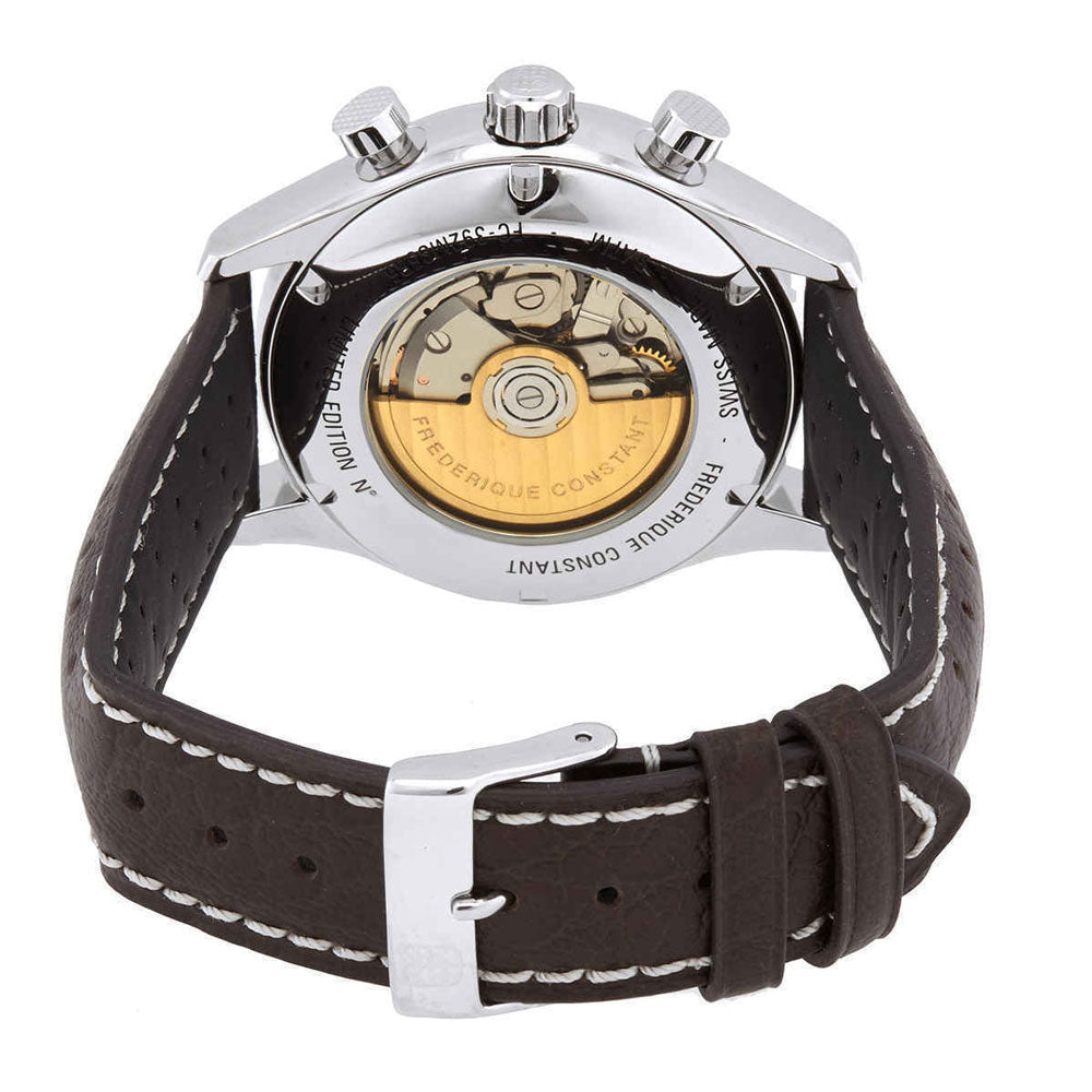 Frederique Constant Men's Automatic Movement White Dial Watch - FC-0149+L