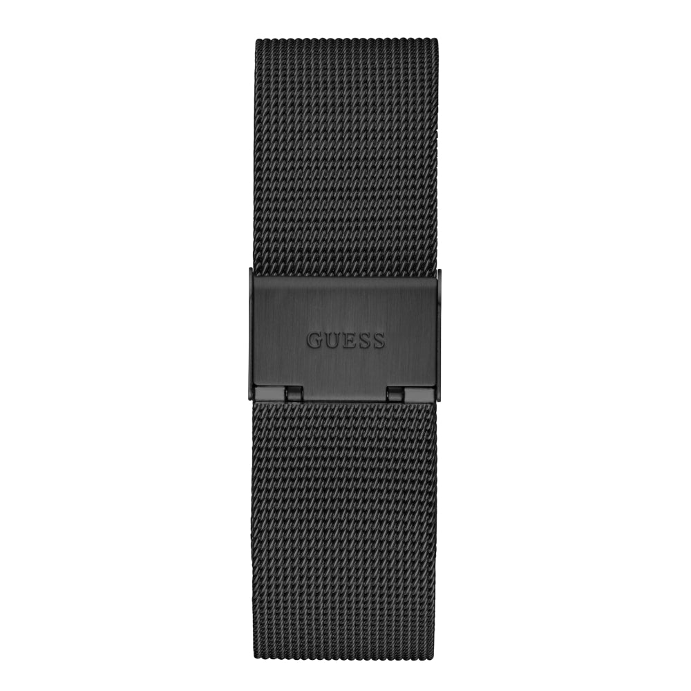 ساعة جيس الرجالية بحركة كوارتز ولون مينا أسود - GWC-0219