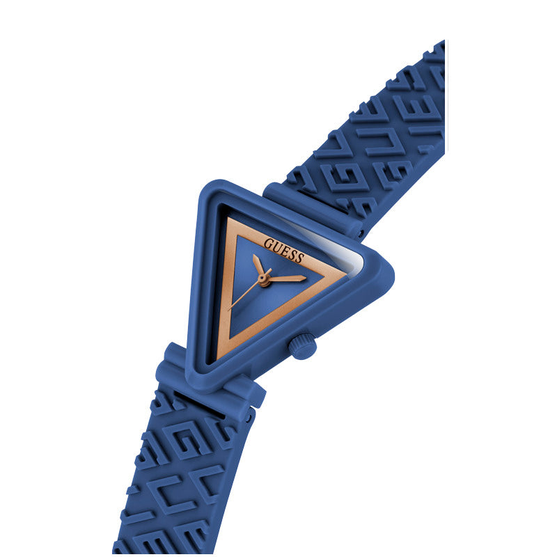 Guess Women's Quartz Blue Dial Watch - GWC-0172