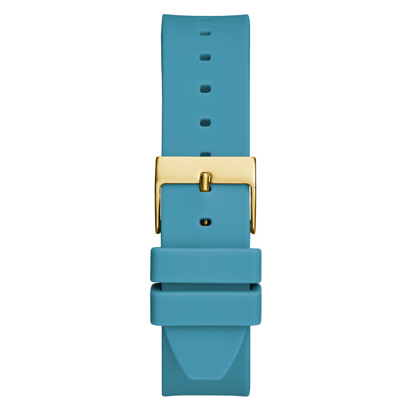 Guess Women's Quartz Watch, Turquoise Dial - GWC-0182