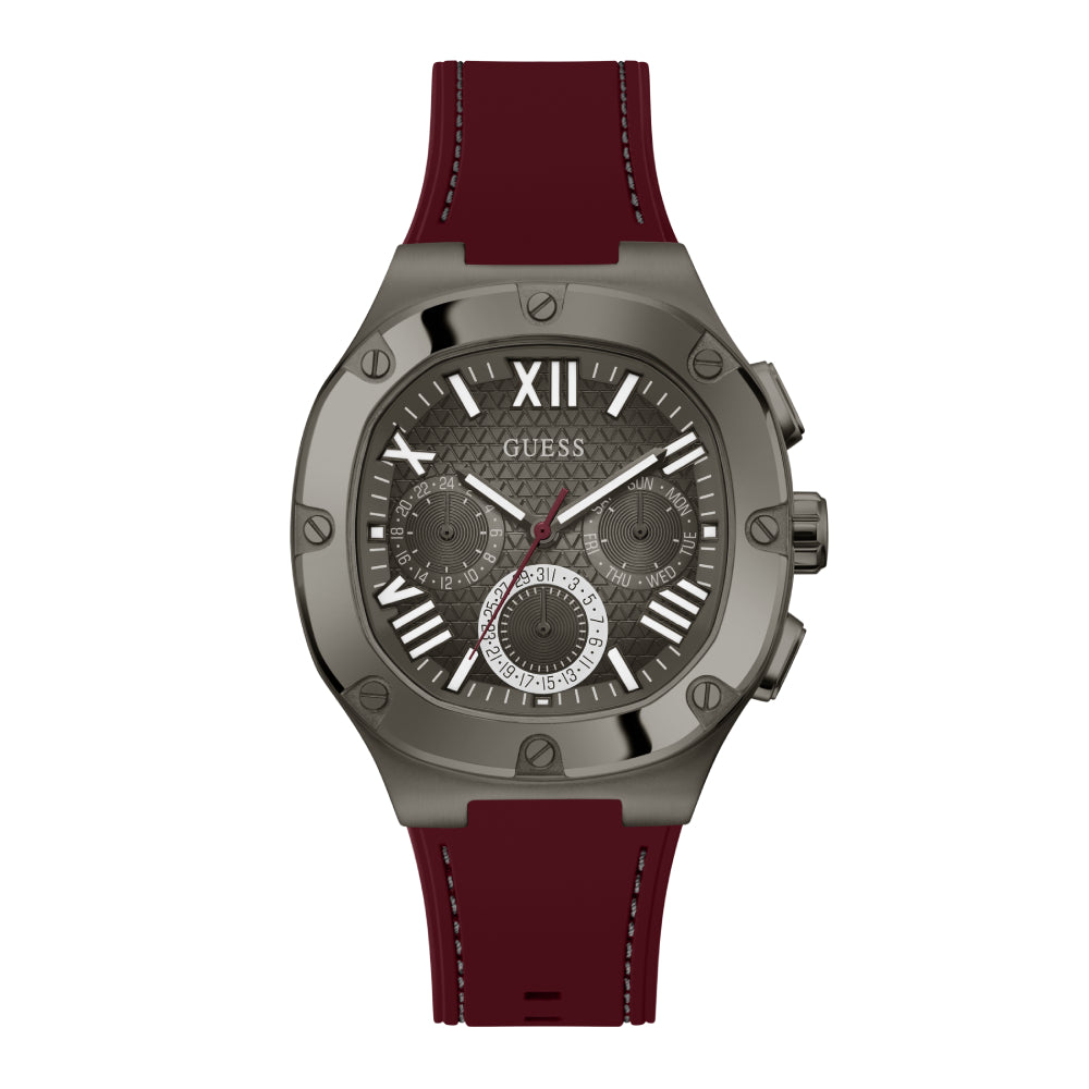 ساعة جيس الرجالية بحركة كوارتز ولون مينا رمادي غامق - GWC-0226