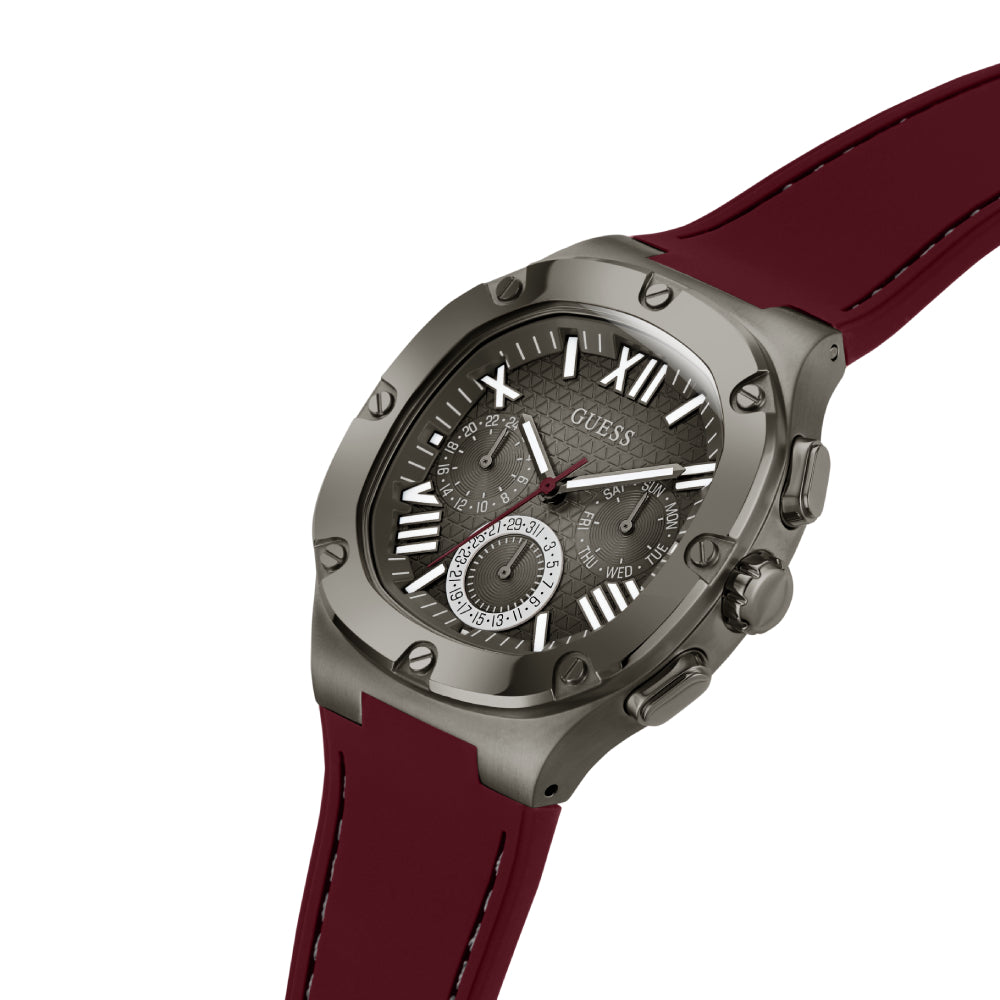 ساعة جيس الرجالية بحركة كوارتز ولون مينا رمادي غامق - GWC-0226