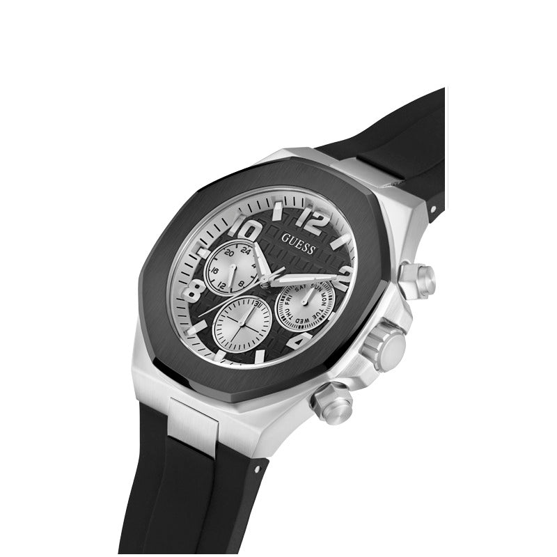 Guess Men's Quartz Black Dial Watch - GWC-0191