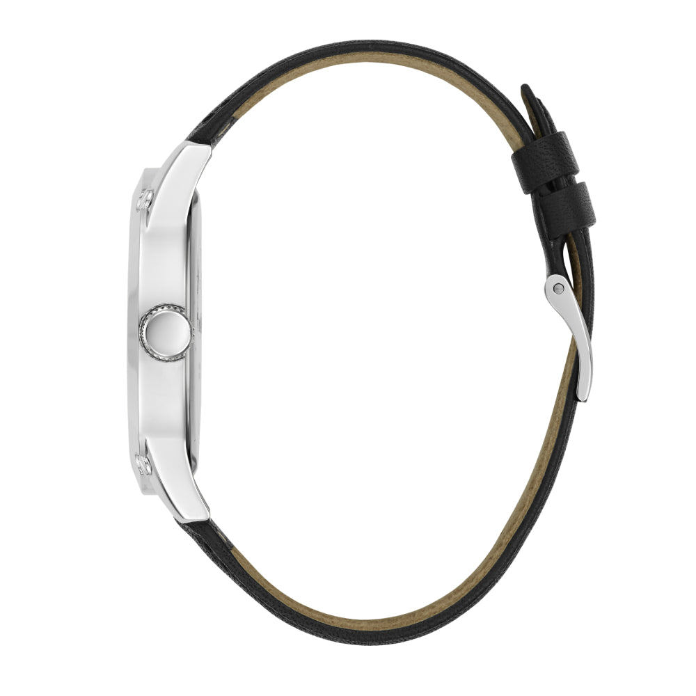 ساعة جيس الرجالية بحركة كوارتز ولون مينا أسود - GWC-0240